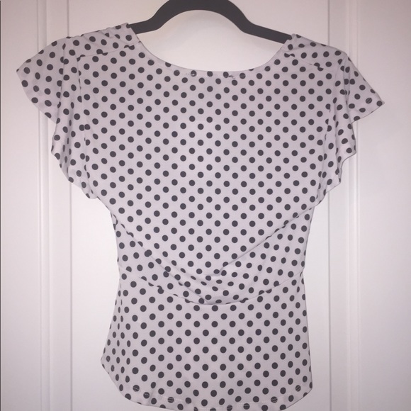 FOREVER 21 Polka Dot Tied Top - Picture 2 of 3